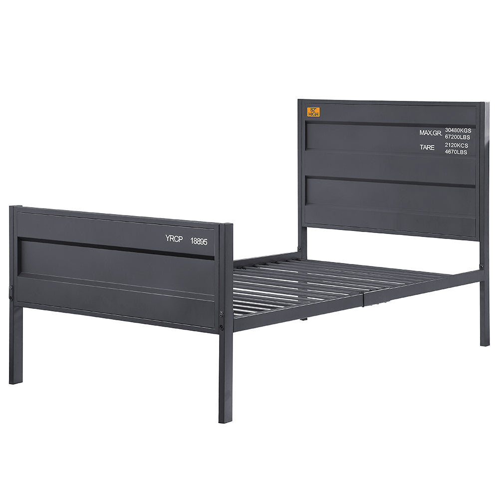 Cargo Gunmetal Finish Full Bed