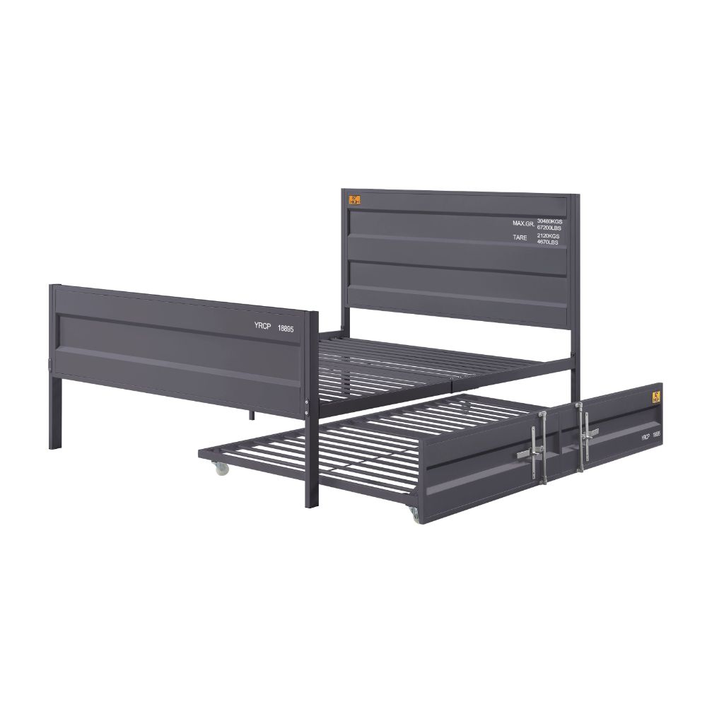 Cargo Gunmetal Finish Trundle