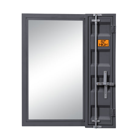 Cargo Gunmetal Finish Vanity Mirror