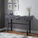 Cargo Gunmetal Finish Vanity Desk