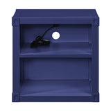 Cargo Blue Finish Nightstand