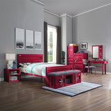 Cargo Red Finish Vanity Mirror