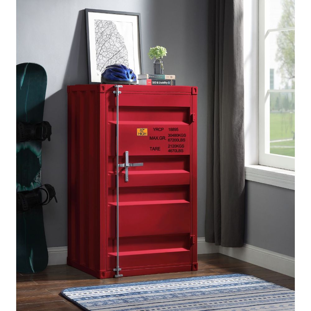 Cargo Red Finish Chest