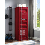 Cargo Red Finish Wardrobe