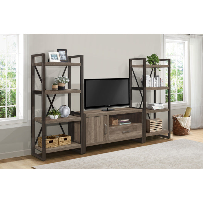 Dogue Brown And Gunmetal 51" Tv Stand