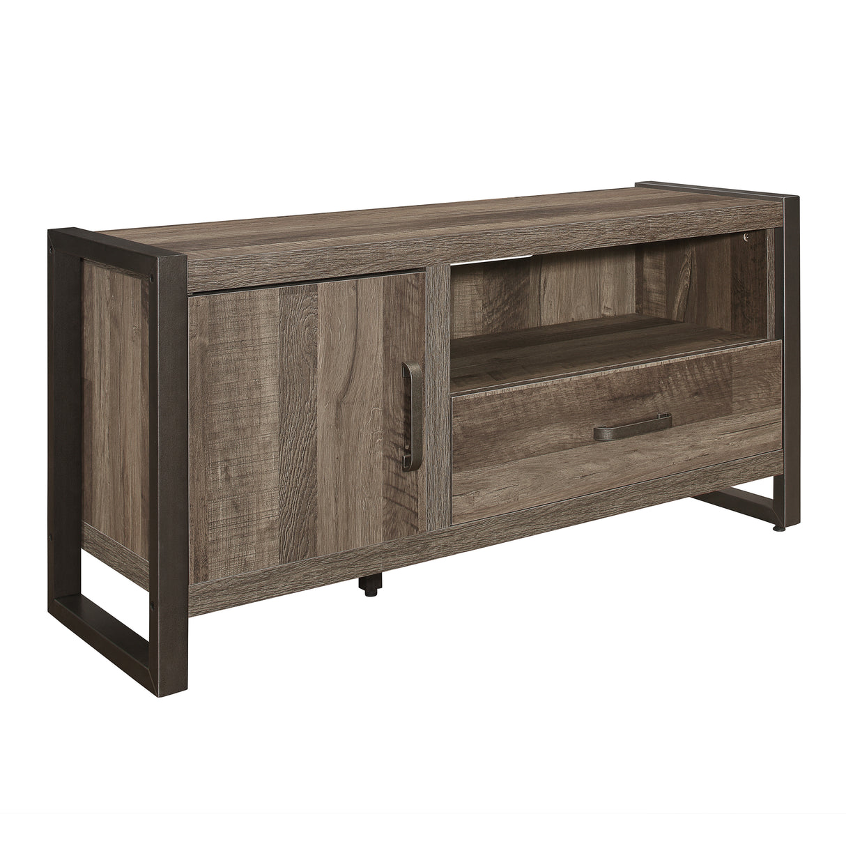 Dogue Brown And Gunmetal 51" Tv Stand