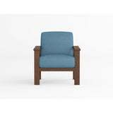 Helena Gray Accent Chair with Storage Arms