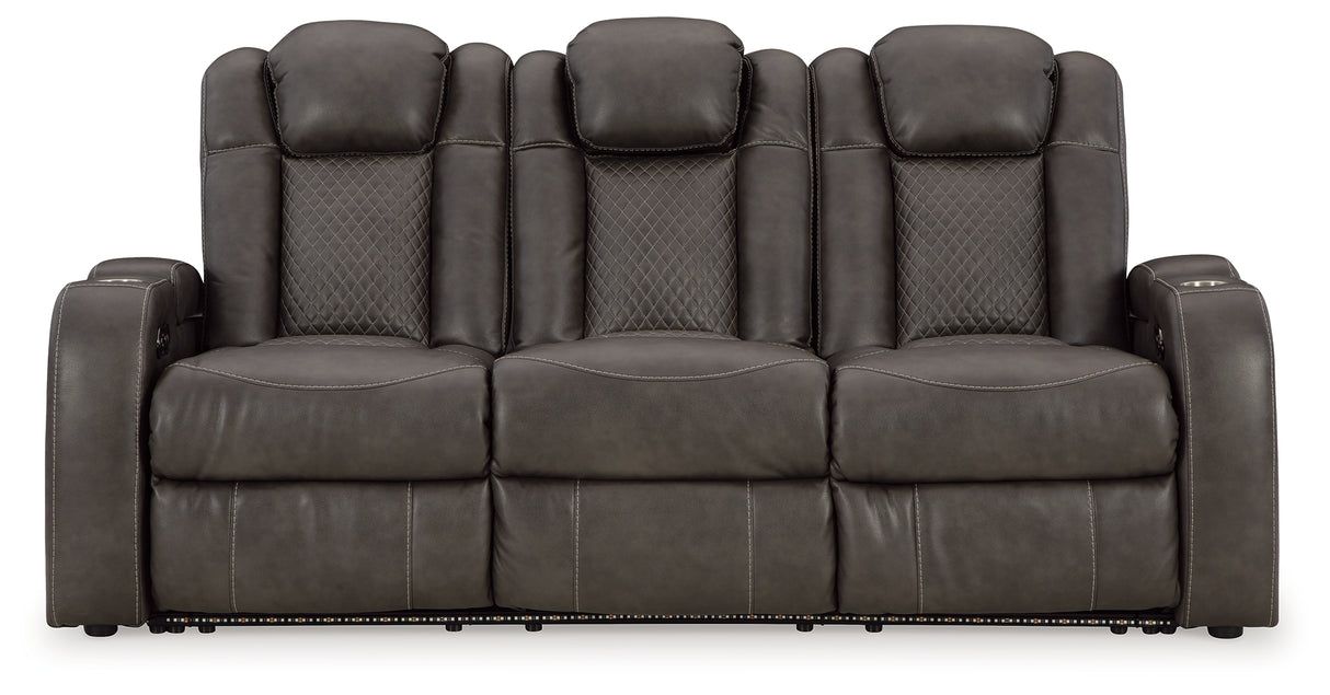 Fyne-Dyme Shadow Power Reclining Sofa