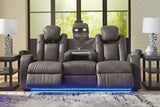 Fyne-Dyme Shadow Power Reclining Sofa