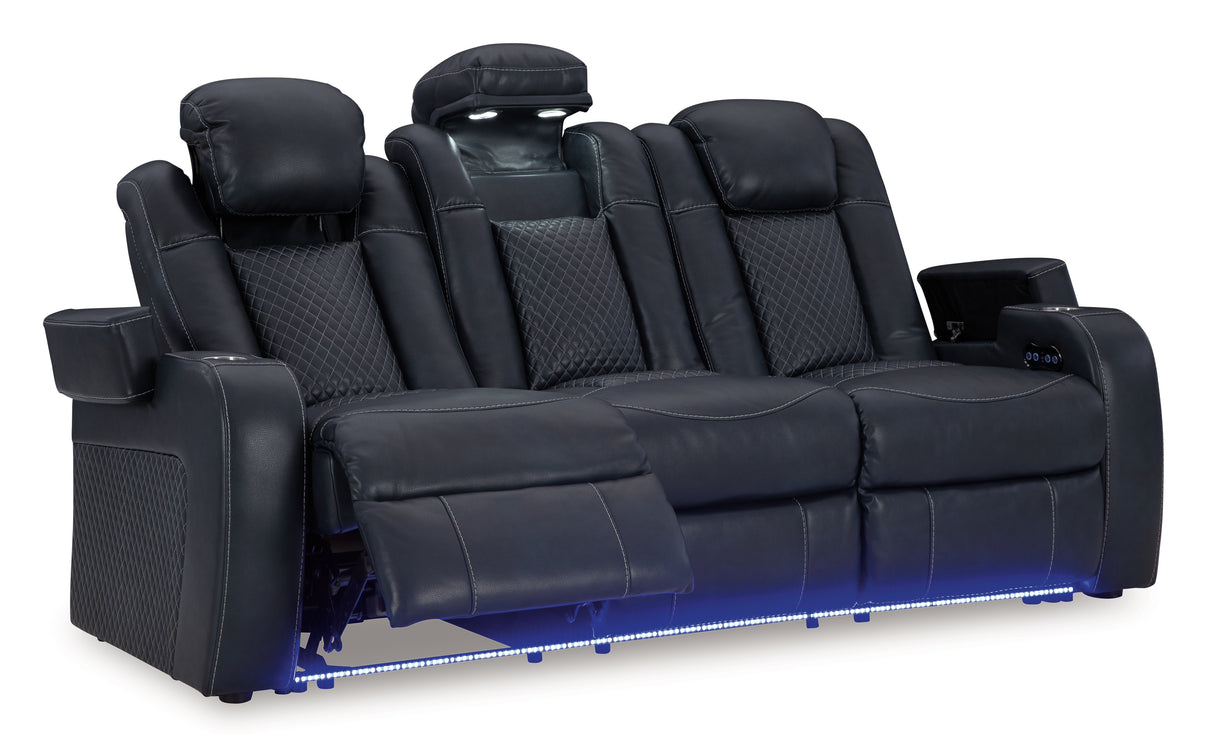 Fyne-Dyme Sapphire Power Reclining Sofa