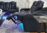 Fyne-Dyme Sapphire Power Reclining Sofa, Loveseat And Recliner