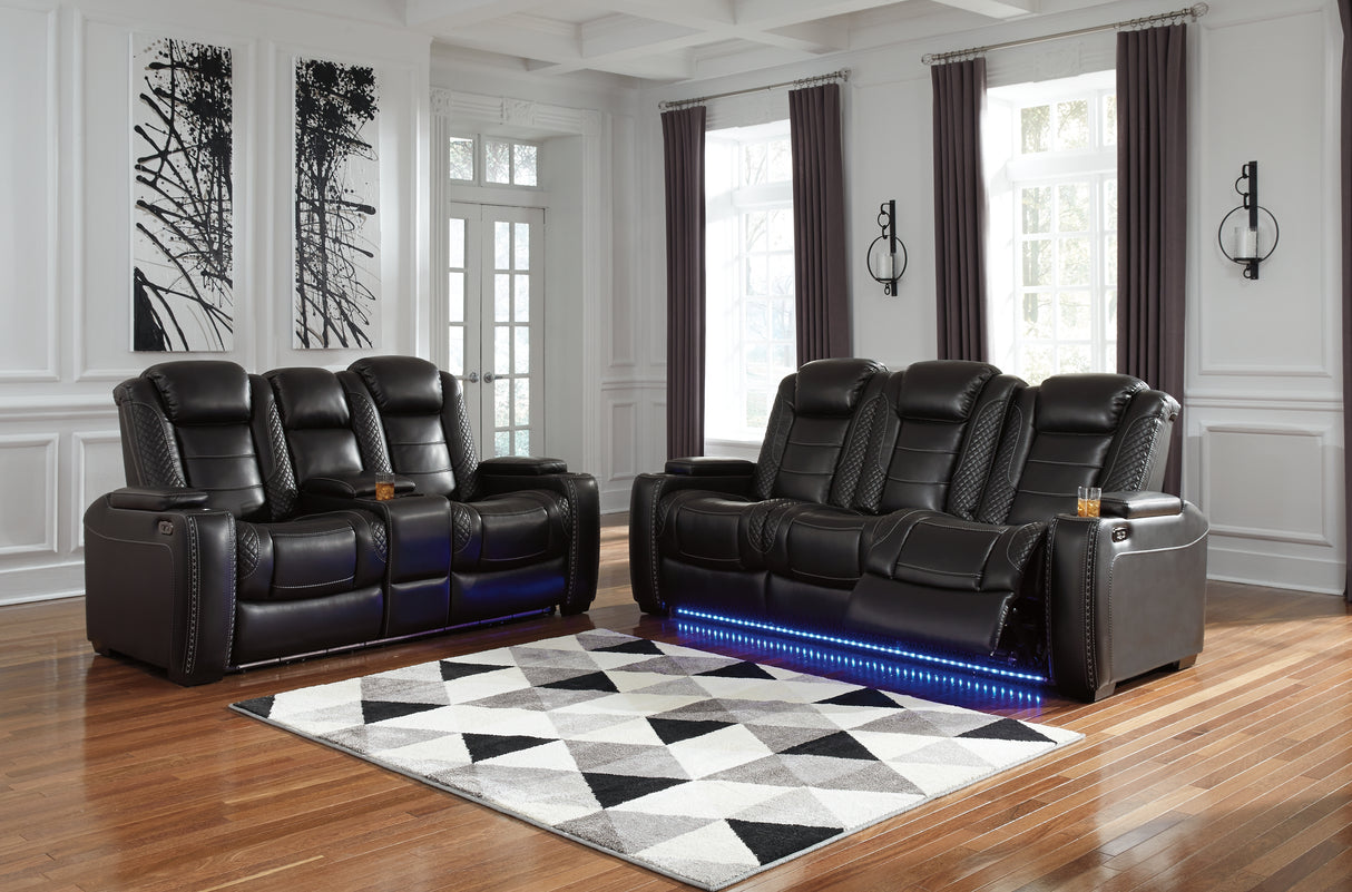 Party Time Reclining Sofa and Loveseat