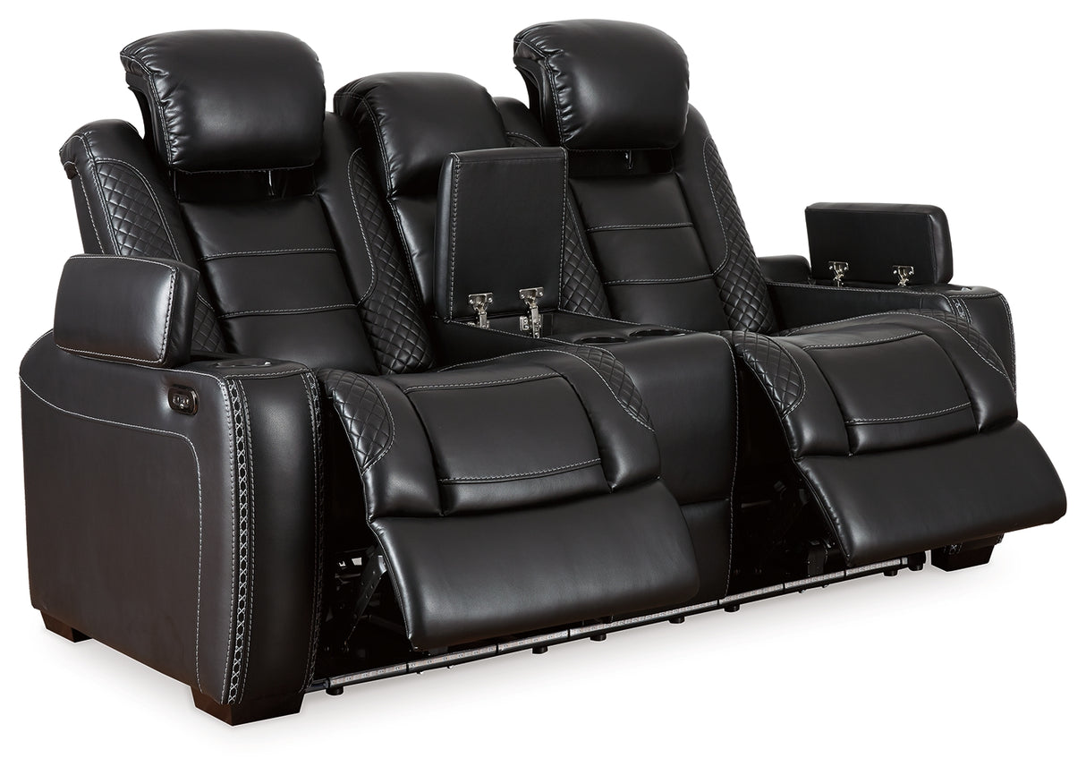 Party Time Power Reclining Sofa and Loveseat with Power Recliner