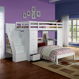 Freya White Finish Loft Bed