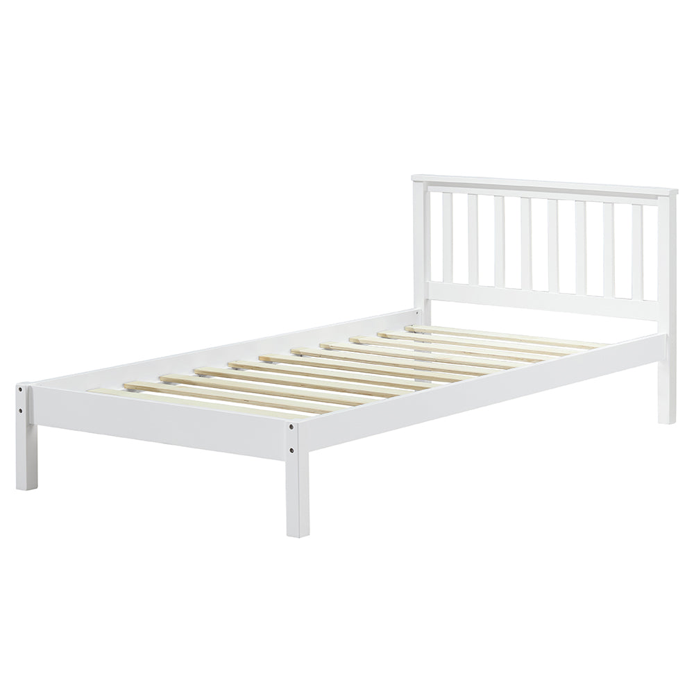 Freya White Finish Twin Bed