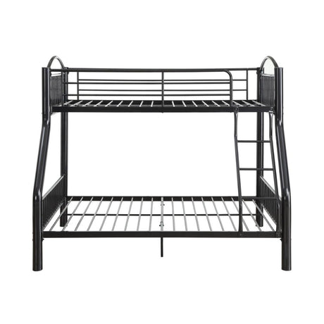 Cayelynn Black Finish Twin/Full Bunk Bed