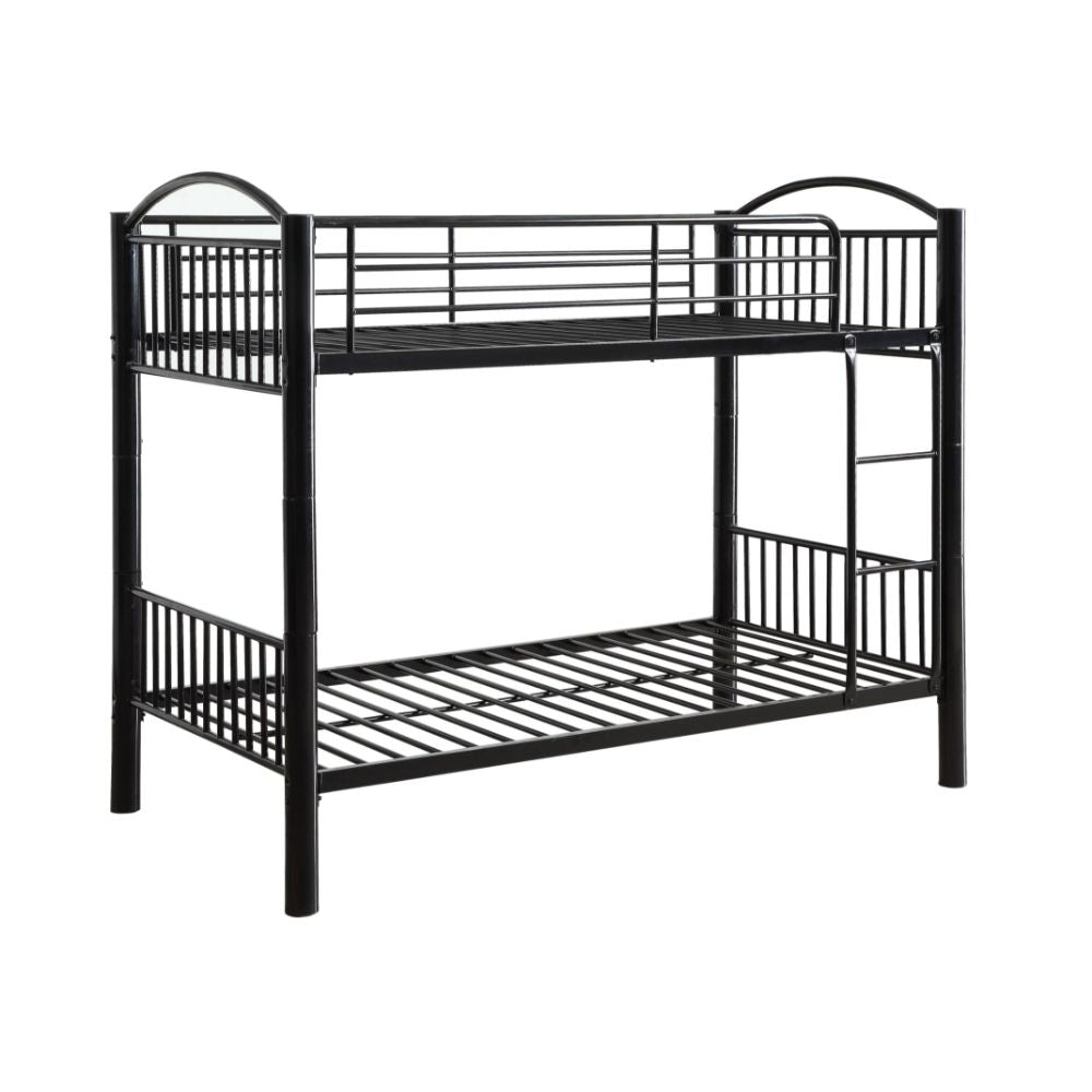 Cayelynn Black Finish Twin/Twin Bunk Bed