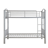 Cayelynn Silver Finish Twin/Twin Bunk Bed