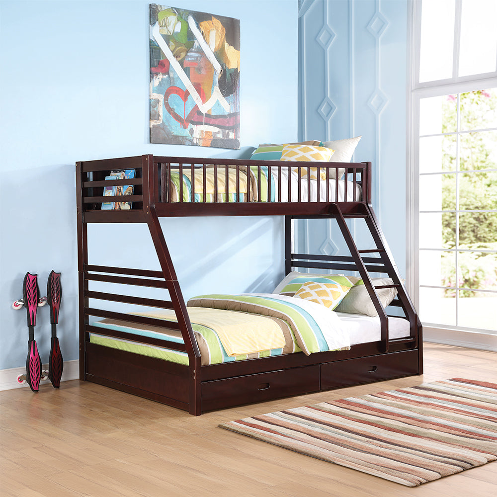 Jason Espresso Finish Twin Xl/Queen Bunk Bed