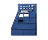 Jason Navy Blue Finish Ii Twin Bed