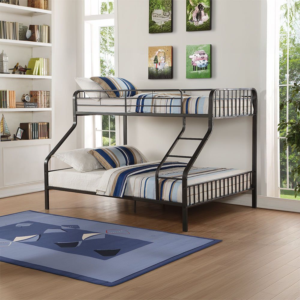 Caius Gunmetal Finish Twin Xl/Queen Bunk Bed