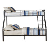 Caius Gunmetal Finish Twin Xl/Queen Bunk Bed