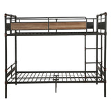 Brantley Sandy Black & Dark Bronze Hand-Brushed Finish Ii Queen/Queen Bunk Bed