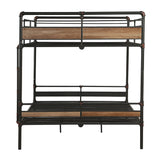 Brantley Sandy Black & Dark Bronze Hand-Brushed Finish Ii Queen/Queen Bunk Bed