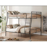 Brantley Sandy Black & Dark Bronze Hand-Brushed Finish Ii Bunk Bed