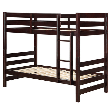 Ronnie Espresso Finish Twin/Twin Bunk Bed