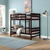 Ronnie Espresso Finish Twin/Twin Bunk Bed