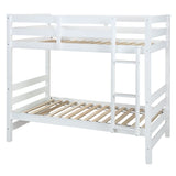 Ronnie White Finish Twin/Twin Bunk Bed