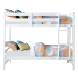 Ronnie White Finish Twin/Twin Bunk Bed