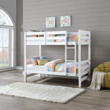 Ronnie White Finish Twin/Twin Bunk Bed