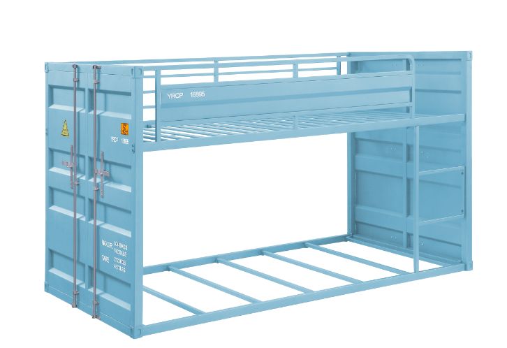 Cargo Aqua Finish Twin/Twin Bunk Bed