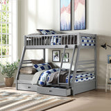 Jason Gray Finish Twin/Full Bunk Bed