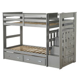 Allentown Gray Finish Twin/Twin Bunk Bed & Trundle