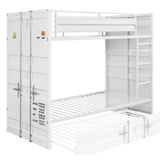 Cargo White Finish Twin/Twin Bunk Bed