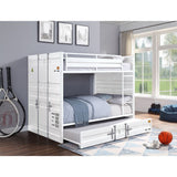 Cargo White Finish Bunk Bed