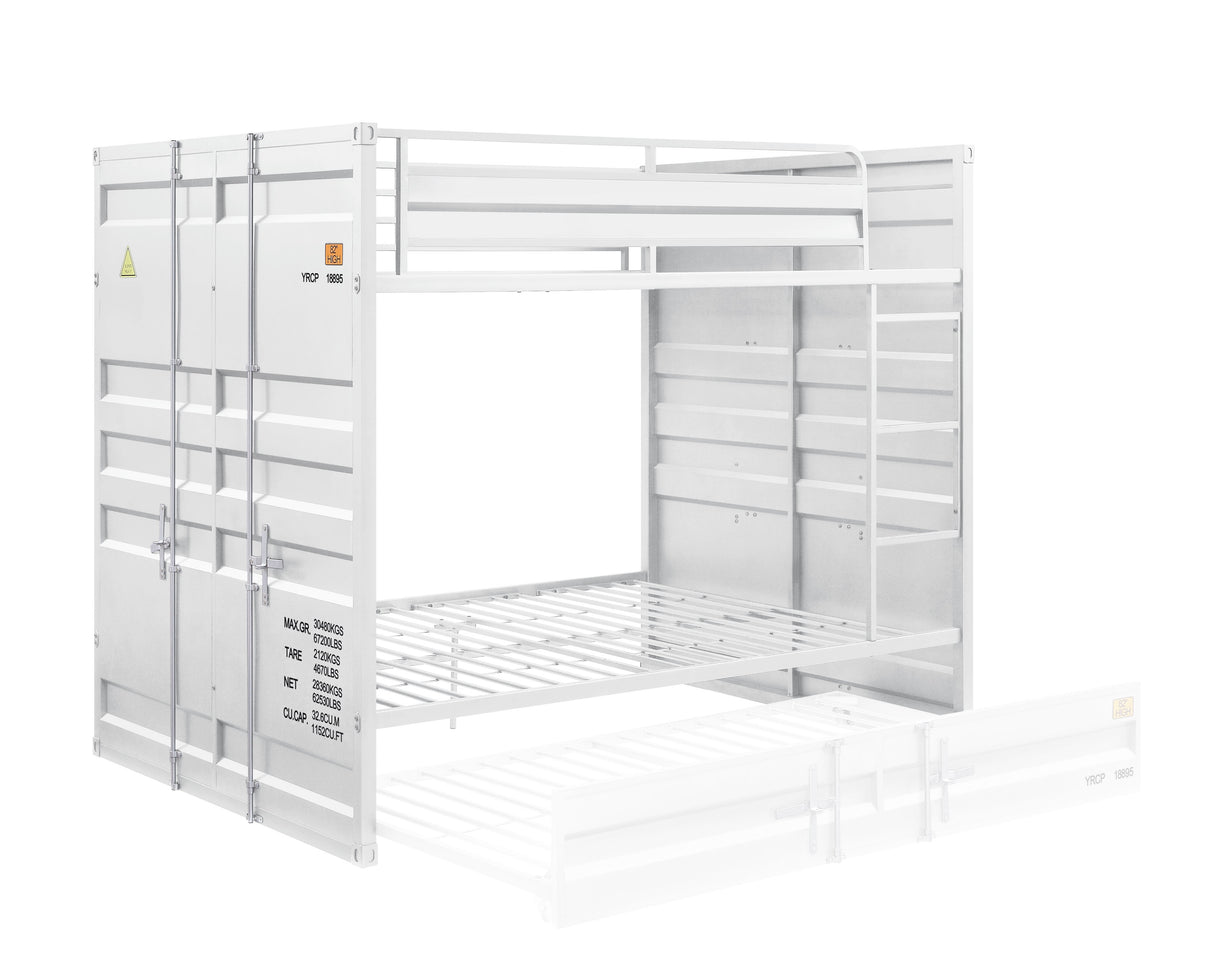 Cargo White Finish Bunk Bed