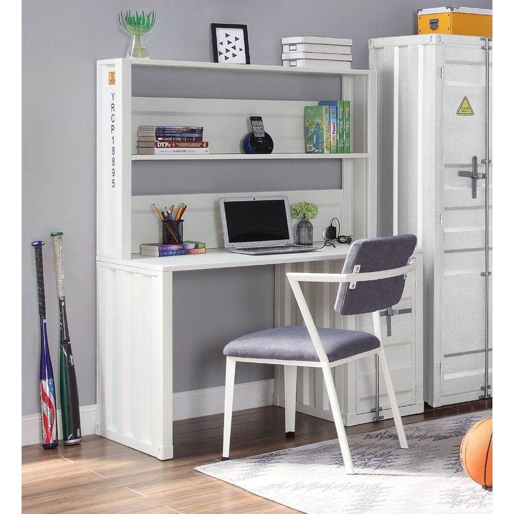 Cargo White Finish Desk