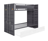 Cargo Gunmetal Finish Twin/Twin Bunk Bed