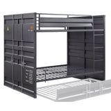 Cargo Gunmetal Finish Bunk Bed