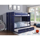 Cargo Blue Finish Bunk Bed