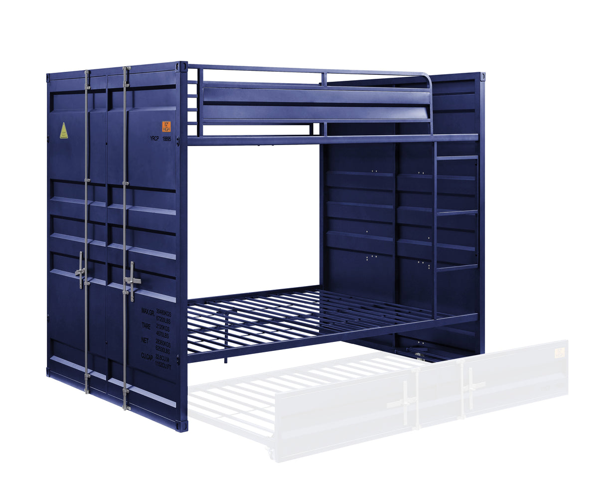 Cargo Blue Finish Bunk Bed