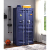 Cargo Blue Finish Wardrobe