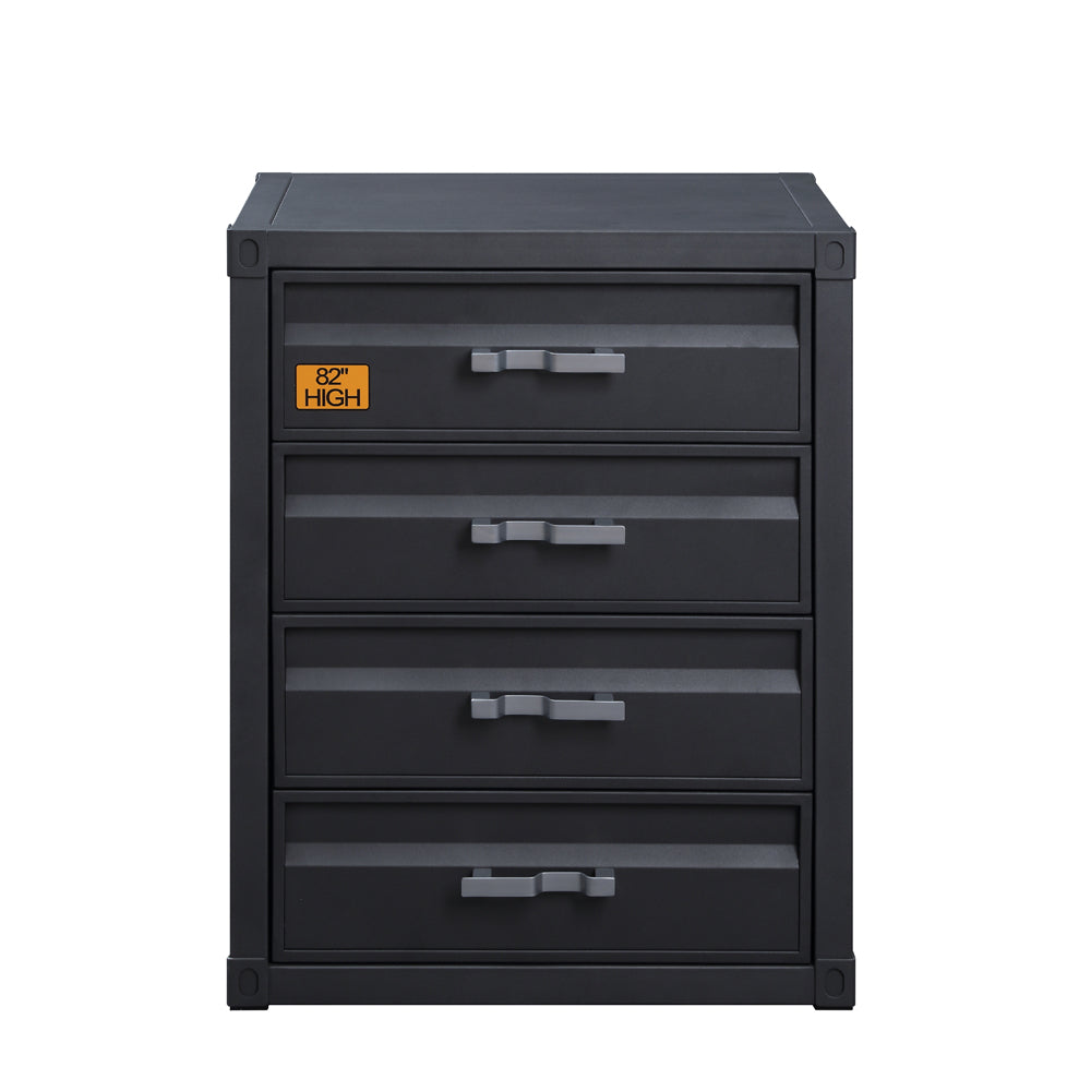 Cargo Gunmetal Finish Chest