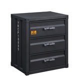 Cargo Gunmetal Finish Chest