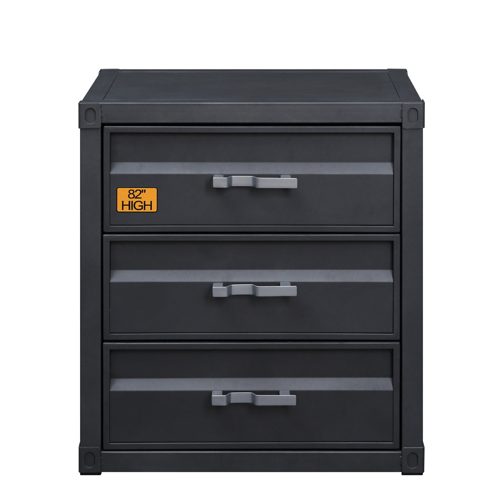 Cargo Gunmetal Finish Chest