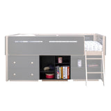 Prescott Black & Rose-Gold Finish Bookshelf